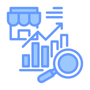 Market, Research, Store, Sales, Statistics icon