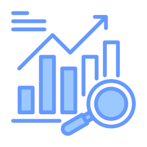 Qualitative, Analysis, Marketing, Statistic, Research icon