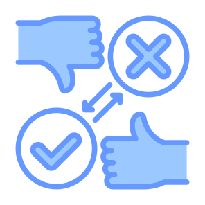 Consequence, Reaction, Outcome, Outgrowth, Review   icon