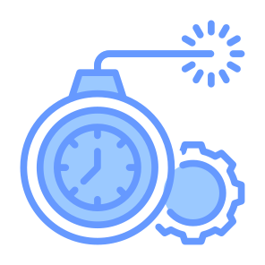 Deadline, Overdue, Overtime, Rush, Planning, Time Management, Time icon