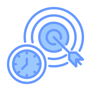 Goals, Target, Time And Date, Plan, Objective, Schedule, Setting, Management, Time icon