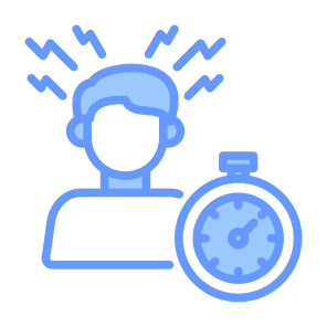 High Pressure, User, Work, Time, Stress  icon