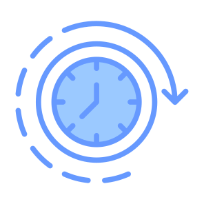 Long Time, Watch, Duration, Clock, Running Time, Time Passing, Circular Arrow, Restore icon