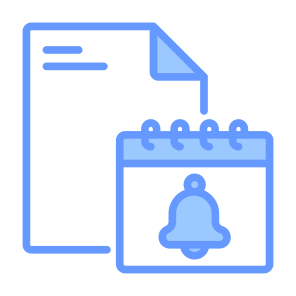 Reminder, Task, Deadline, Schedule, Alarm, List, Organization icon