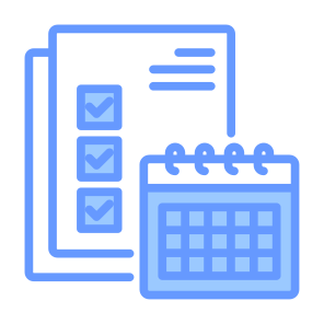 Schedule, Calendar, Time, Clock, Timetable, Date, Organization, Administration icon