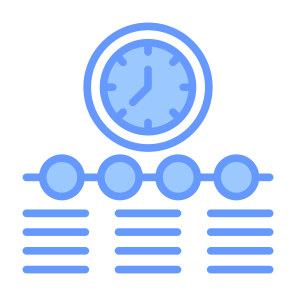 Timeline, Features, Feature, Process, Chronology, Layout, Paragraphs icon