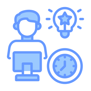 Work, User, Time Working, Time, Management, Efficiency icon