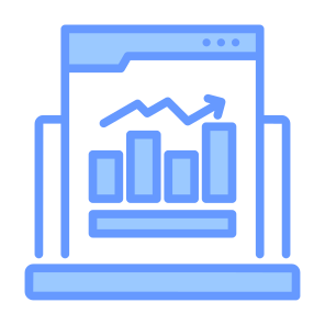 Bar Chart, Computer, Diagram, Statistics, Growth, Ecommerce icon