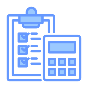 Budget, Checklist, Calculator, Clipboard, Spending, Shopping icon