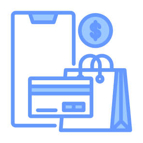 Credit Card, Payment, Mobile Phone, Pay, Card, Shopping Bags, Ecommerce icon