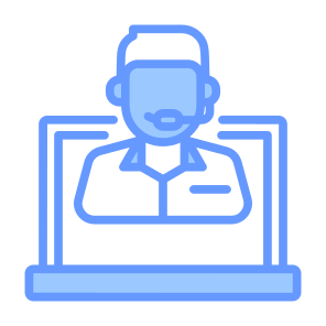 Customer Service Agent,  Call, Mobile Phone, Support, Call Center Agent, Ecommerce icon