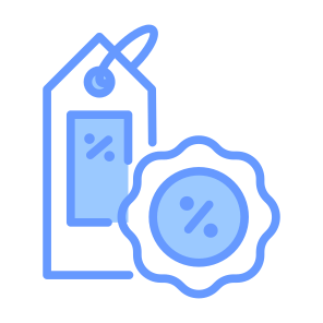 Discount, Price, Percentage, Shopping, Black Friday, Ecommerce icon