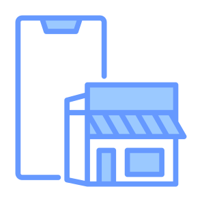 Online Store, Mobile Phone, Product, Purchase, Online Shopping, Ecommerce icon