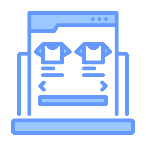 Online Store, Online Shopping, Commerce,  Ecommerce, Website icon