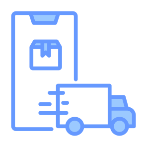 Shipping, Product, Package, Mobile Phone, Online Shopping, Ecommerce icon