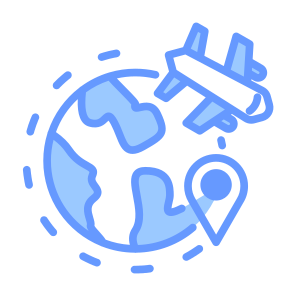 Worldwide Shipping, Plane, Global, Shipment, Shipping And Delivery, Ecommerce icon