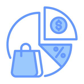 Buyer,  Customer, Demand, Market, Expense icon