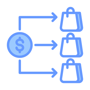 Diversification, Shop, Consumer, Shopping Bag, Buyer icon
