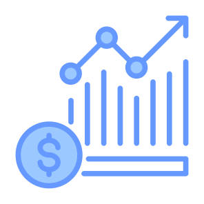 Market Growth, Money, Statistics,  Growth, Stock Price icon