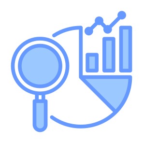 Market Share, Market, Analysis, Data, Statistics icon