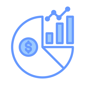 Market Share, Money, Data, Pie Chart, Statistics icon