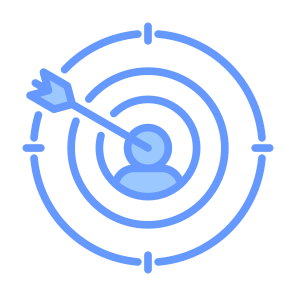 Niche Market, Target, Market,  Customer, Selection icon