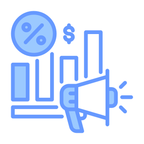 Promotion, Chart, Price, Sales, Campaign icon
