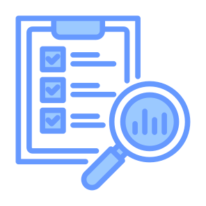 Qualitative Research, Statistics, Research, Survey, Evaluation icon