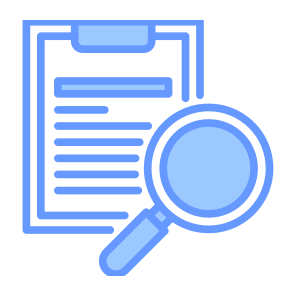 Research, Document, Analysis, Data, Audit icon