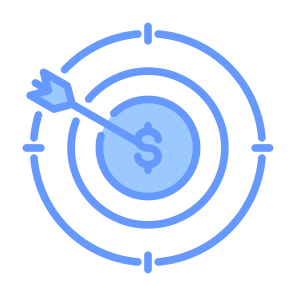 Target Market, Target, Sales, Focus, Objective icon