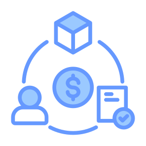 Value Chain, Chain, Cycle, Benefit, Valuable icon