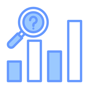 Analytics, Market Research, Prediction, Audit, Confuse  icon