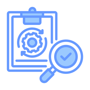 Controlling, Process, Audit, Inspection, Quality Control icon