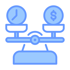 Balance, Time Is Money, Money, Time, Weight Scale icon