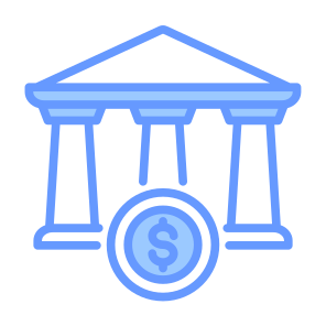 Bank, Bank Account, Central Bank, Money, Banking icon