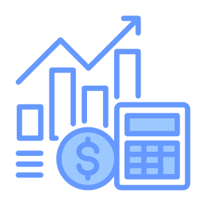 Calculate, Money, Calculator, Cost, Statistics  icon