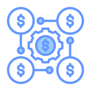 Money Management, Cost Effectiveness, Process, Allocation, Money icon