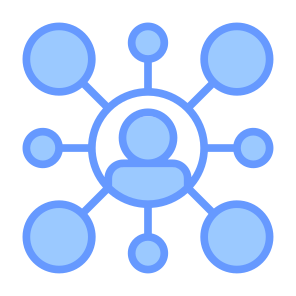 Network, Networking, User, Connect, Social Network  icon