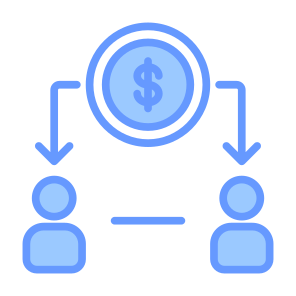 Double Spending, Dollar, User, Currency, Payment, Exchange, Finance, Spending  icon