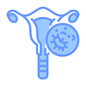 Cervical, Cancer, Cells, Uterus, Female Organs icon