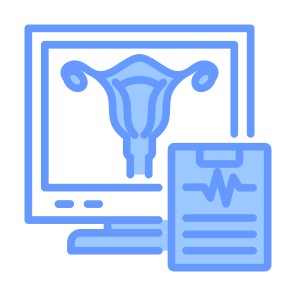 Diagnosis, Female Organs, Medical Test, Radiography, Medical Record   icon