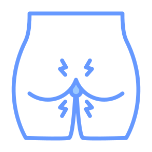 Hemorrhoid, Anus, Gluteus, Illness, Sickness  icon