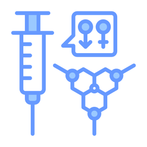 Hormone Therapy, Treatment, Injection, Hormones, Gene  icon