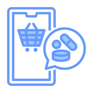 Online Store, Pharmacy, Commerce, Medicine, Drugs, Pills icon