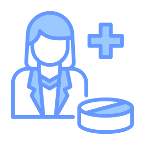 Pharmacist, Woman, Medicine, User, Professions And Jobs icon