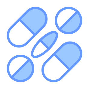 Pills, Medicine, Healthcare And Medical, Supplement, Drugs icon
