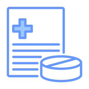 Prescription, Medicine, Medication, Pills, Medical Report  icon