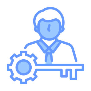 Key Person, People, Human, Key,  User, Management icon