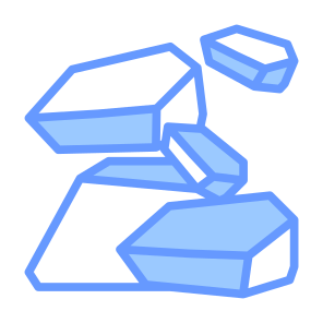 Raw Materials, Industry, Stone, Coal, Mine, Materials icon