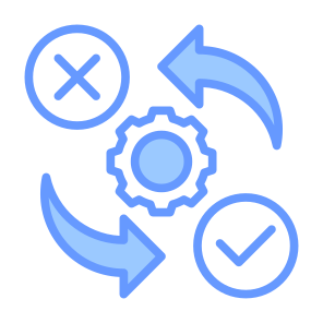 Decision Making, Arrow, All Directions, Process, Project Management  icon